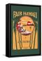 Fair Hawaii-L. E. Morgan-Framed Stretched Canvas