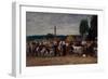 Fair in Brittany, 1874-Eugene Louis Boudin-Framed Giclee Print