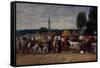 Fair in Brittany, 1874-Eugene Louis Boudin-Framed Stretched Canvas