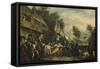 Fair in Flanders-Cornelis Dusart-Framed Stretched Canvas