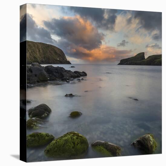 Fair Isle. in the Far North of Scotland. the Coast Near Finni Quoy. Scotland, Shetland Islands-Martin Zwick-Stretched Canvas