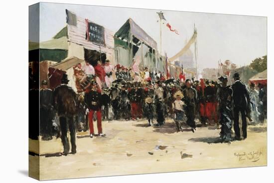 Fair on the Esplanade des Invalides-Pierre Vauthier-Stretched Canvas