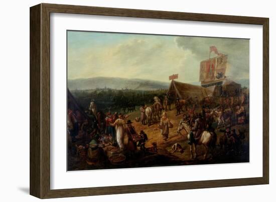 Fair on the Town Moor, Newcastle, C.1810-John Glen Wilson-Framed Giclee Print