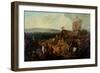 Fair on the Town Moor, Newcastle, C.1810-John Glen Wilson-Framed Giclee Print