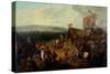 Fair on the Town Moor, Newcastle, C.1810-John Glen Wilson-Stretched Canvas