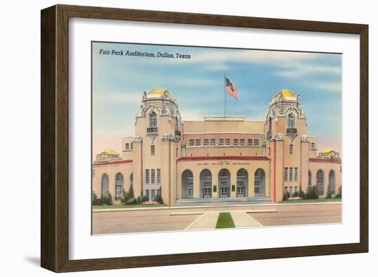 Fair Park Auditorium, Dallas, Texas-null-Framed Art Print