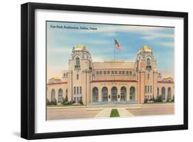 Fair Park Auditorium, Dallas, Texas-null-Framed Art Print