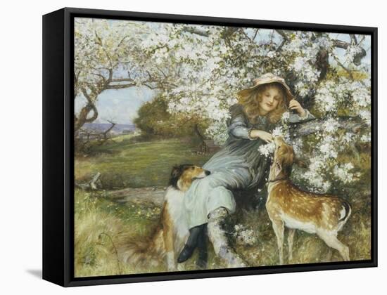 Fair Pledges of a Fruitful Tree-Robert Walker Macbeth-Framed Stretched Canvas