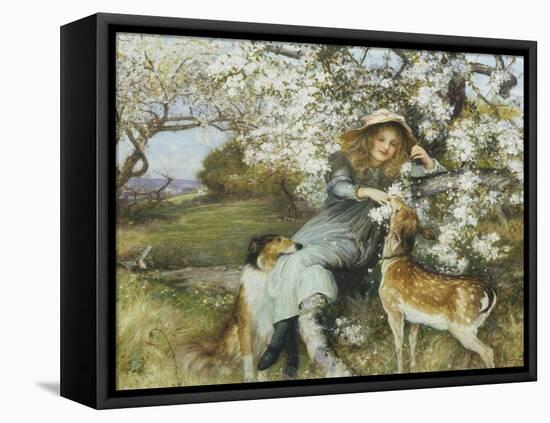 Fair Pledges of a Fruitful Tree-Robert Walker Macbeth-Framed Stretched Canvas