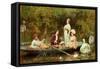 Fair, Quiet and Sweet Rest-Sir Samuel Luke Fildes-Framed Stretched Canvas