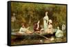 Fair, Quiet and Sweet Rest-Sir Samuel Luke Fildes-Framed Stretched Canvas