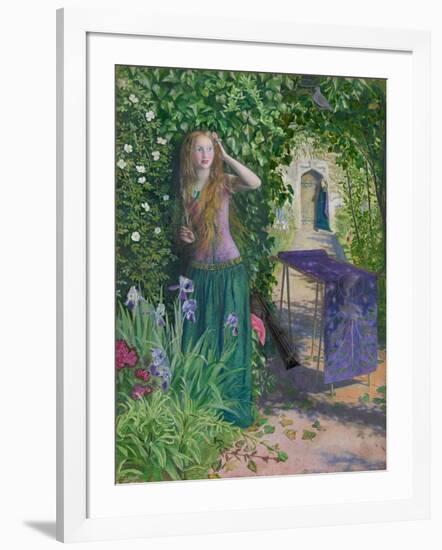 Fair Rosamund, 1854-Arthur Hughes-Framed Giclee Print