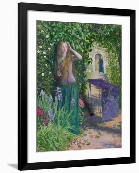 Fair Rosamund, 1854-Arthur Hughes-Framed Giclee Print