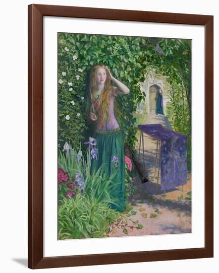 Fair Rosamund, 1854-Arthur Hughes-Framed Giclee Print