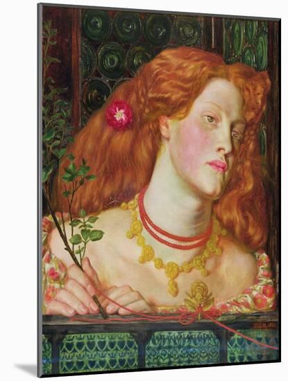 Fair Rosamund, 1861 (Oil on Canvas)-Dante Gabriel Charles Rossetti-Mounted Giclee Print