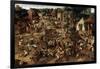 Fair with a Theatrical Performance, C1580-1630-Pieter Brueghel the Younger-Framed Giclee Print