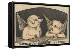 Fairbank's Cherubs', Advertisement for Fairbank Lard, C.1880-American School-Framed Stretched Canvas