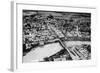 Fairbanks, Alaska - Aerial View of the City-Lantern Press-Framed Art Print