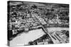 Fairbanks, Alaska - Aerial View of the City-Lantern Press-Stretched Canvas