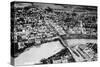 Fairbanks, Alaska - Aerial View of the City-Lantern Press-Stretched Canvas