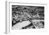 Fairbanks, Alaska - Aerial View of the City-Lantern Press-Framed Art Print