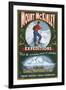 Fairbanks, Alaska - Mt. McKinley Climbers-Lantern Press-Framed Art Print
