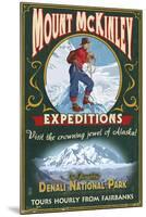 Fairbanks, Alaska - Mt. McKinley Climbers-Lantern Press-Mounted Art Print