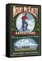 Fairbanks, Alaska - Mt. McKinley Climbers-Lantern Press-Framed Stretched Canvas