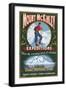 Fairbanks, Alaska - Mt. McKinley Climbers-Lantern Press-Framed Art Print