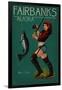 Fairbanks, Alaska - Salmon Fisher Pinup Girl-Lantern Press-Framed Art Print