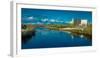 Fairbanks Alaska Skyline view over Chena River-null-Framed Photographic Print