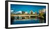 Fairbanks Alaska Skyline view over Chena River-null-Framed Photographic Print