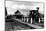 Fairbanks, Alaska - View of the Train Station-Lantern Press-Mounted Art Print