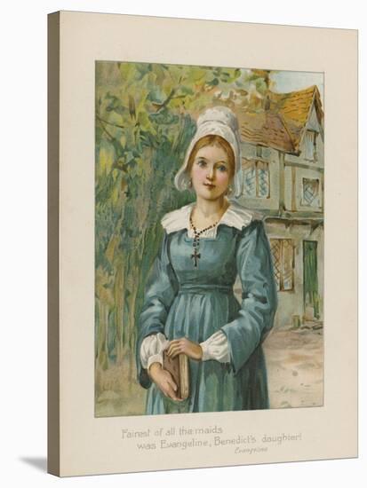 Fairest of All the Maids Was Evangeline, Benedict's Daughter-Henry Marriott Paget-Stretched Canvas