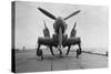 Fairey Firefly Aircraft Ready to Be Transported to the Hangar Lift, HMS Venerable, 1945-null-Stretched Canvas