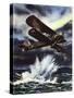 Fairey Swordfish Sinking a U-Boat in the North Sea-null-Stretched Canvas