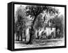 Fairfax Courthouse, Virginia, C1880-null-Framed Stretched Canvas