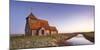 Fairfield Church (St. Thomas a Becket Church) at dawn, Romney Marsh, near Rye, Kent, England, Unite-Andrew Sproule-Mounted Photographic Print