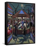 FAIRGROUND, 2013-PJ Crook-Framed Stretched Canvas