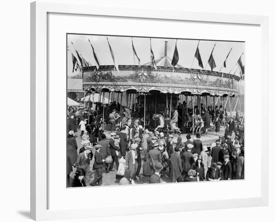Fairground Roundabout-null-Framed Photographic Print