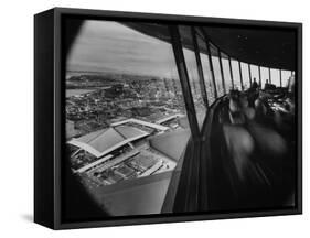 Fairgrounds from Space Needle-Ralph Crane-Framed Stretched Canvas