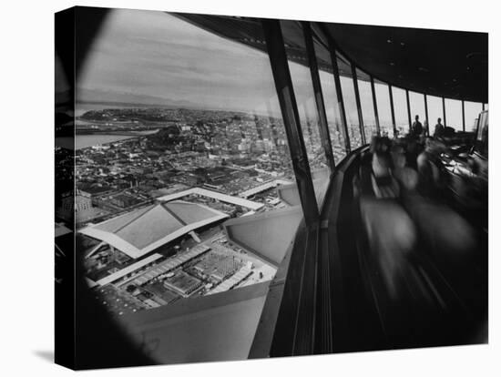 Fairgrounds from Space Needle-Ralph Crane-Stretched Canvas