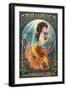 Fairhaven, Washington - Mermaid-Lantern Press-Framed Art Print