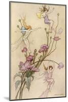 Fairies and Flowers-Warwick Goble-Mounted Premium Photographic Print