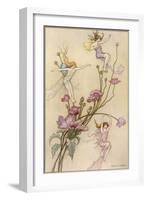 Fairies and Flowers-Warwick Goble-Framed Photographic Print