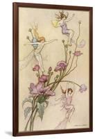 Fairies and Flowers-Warwick Goble-Framed Photographic Print