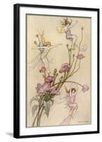 Fairies and Flowers-Warwick Goble-Framed Photographic Print