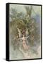 Fairies and Other Creatures-Warwick Goble-Framed Stretched Canvas