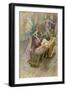 Fairies Around a Baby's Cot-Warwick Goble-Framed Premium Photographic Print