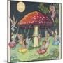 Fairies at Play, a Toadstool Makes a Convenient Merry-Go- Round-Mildred Entwhistle-Mounted Photographic Print